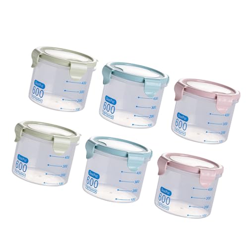 ZWTPGKRD Contenitori multiuso per cereali, caramelle e alimenti sfusi, a tenuta stagna, contenitori da cucina sigillati