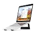 Produktbild Laptop Ständer, Ergonomischer Aluminium Notebook Stand Tragbarer Computerständer mit Wärmeentlüftung. Universal Halterung Kompatibel für MacBook Air Pro Dell HP Notebooks 11"-17,3"(Schwarz)