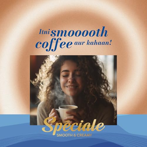 Image of Continental Speciale | Vanilla Flavoured Coffee | 50 gm Jar | Makes 25 Cups | Instant flavored Coffee for both Hot & Cold Coffee | Medium Roast