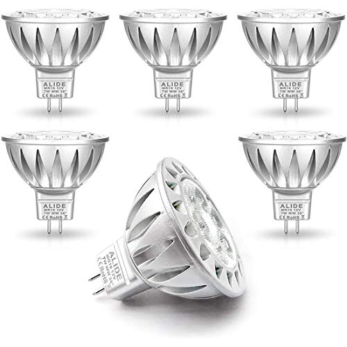 Ampoule LED GU5.3 12V blanc chaud 2700K pour spot encastré MR16 lot de 12