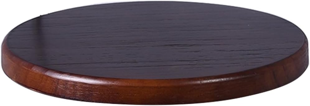 13.8inch Diameter Round Wooden Seat DIY for Bar Stool Dining Chairs Guest Seating Solid Wanut Wood