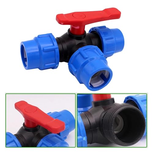 Válvula de bola de 3 vías para tubería de 50mm: cuida tu jardín y césped 5