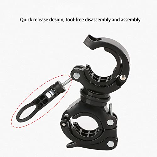 Chengde Wheelchair Walking Stick Rack, Practical Cane Holder Clip 360° Rotatable, Crutch Holder Wheelchair Electric Mobility Scooter Accessory For Elderly-Black, Ff292C2222F3223 #TOP3