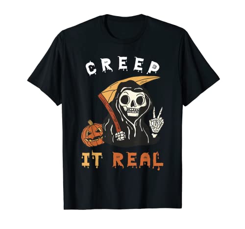 Questa maglietta di Halloween spettrale divertente faccia di zucca zombi, è un'ottima idea regalo per uomini, donne e bambini che vogliono apparire e sentirsi spettrali. È il vestito perfetto per Halloween da donna. Una fantastica maglietta per la famiglia di Halloween. Una fantastica maglietta spettrale divertente