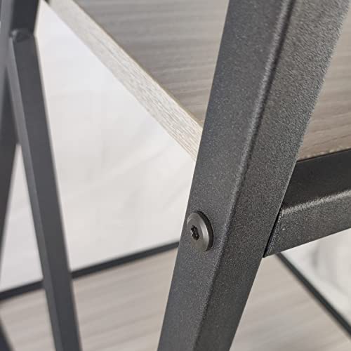 Kovome Living Room Storage Rack, Bookcase, Kitchen Corner Shelf, Garage Standing Shelf, Office Stable Rack With Metal Frame (Lightslategray) #TOP2