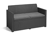 Allibert Merano Lounge Set grau Rattan - 3
