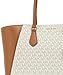 Michael Kors Taryn Large Multi-Functional Top-Zip Tote Bag, Gold-Tone Hardware/Vanilla/Acorn