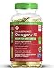 Member's Mark Enteric Double Strength Fish Oil 1200mg Softgels 600mg Omega-3 EPA DHA Plus Vitamin D3 2000 Iu (1 Bottle (200 softgels))