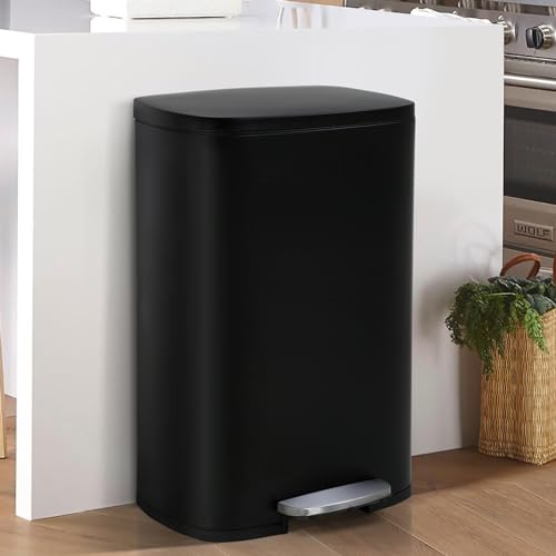 Caneca de basura rectangular 13 galones con pedal