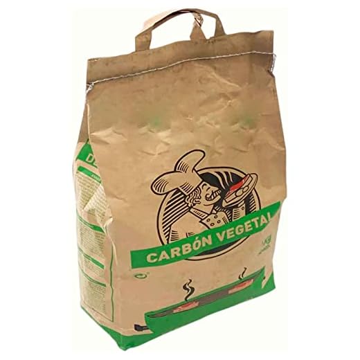 Tradineur - Saco de 5 kg de Carbón Vegetal - Ideal para la Barbacoa al Aire Libre -Está elaborado con Madera de Quebracho 100% Natural.