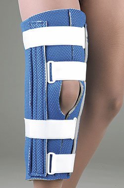 FLA Orthopedics 37-724004 Breathable Universal Cutaway Knee Immobilizer 22 In. Blue Universal