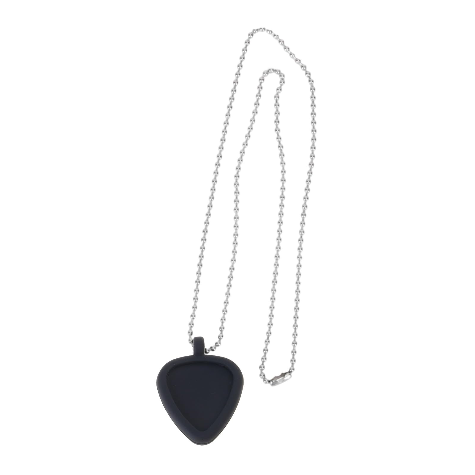 CAZSTYK Guitar Pick Holder Necklace Silicone Design Heart Shape Picks Storage Case Musician Present Solution for Daily Guitar Pick Necklace