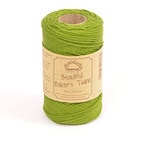 Everlasto 100 M Solid 'Beautiful Bakers Twine' (2 Mm Circa) (Lime)