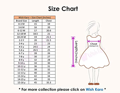 Image of Wish Karo Baby Girls Frocks Dress-(fe2913nw)
