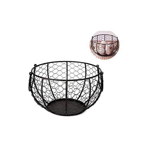 Delaspe Boîte de rangement pour œufs, panier de rangement pour œufs, panier à fruits, panier à légumes, convient pour la maison, la cuisine