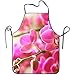 Produktbild Myrdora Lustige Design-Schürze Rosa Orchideen für Frauen Männer Kellnerin Chef Home Barber Kitchen Gardening