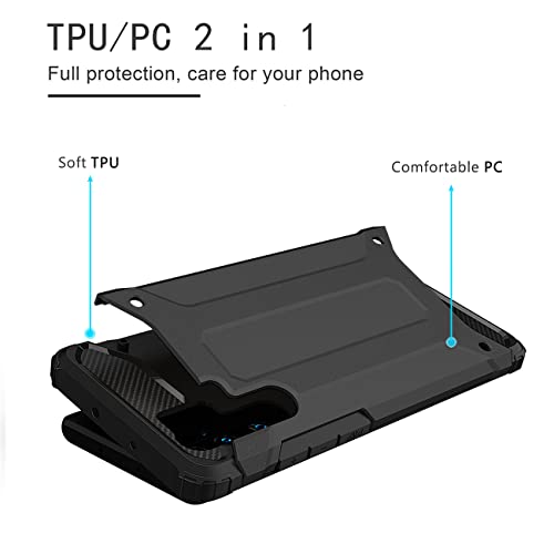 Dftcvbn Phone Case For Huawei P20 Pro Case, Clt-L09 Clt-L29 Case, Dual Layer Protective Slim Hybrid Cell Phone Cover Shockproof Cases For Huawei P20 Pro Black #TOP2