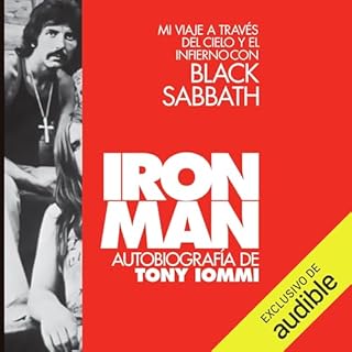 Iron Man Audiolibro Por Tony Iommi, Sergio Esteras Jim&eacute;nez - traductor arte de portada