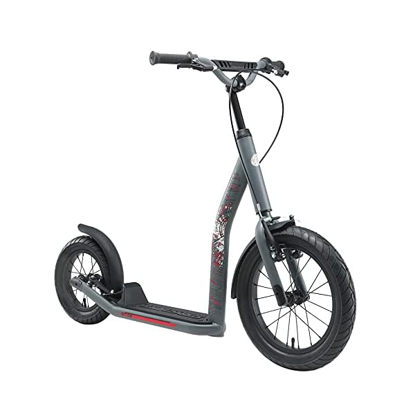 STAR SCOOTER Kinder Tret Roller ab 8 Jahre | City Kick Scooter Luftreifen Höhenverstellbar 16 Zoll New Gen