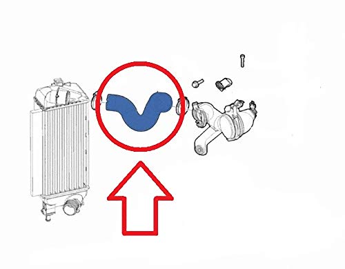 Manicotto intercooler compatibile con f i a t 500