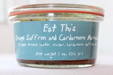 Eat This, Jam Orange Saffron Cardamom, 5 Ounce