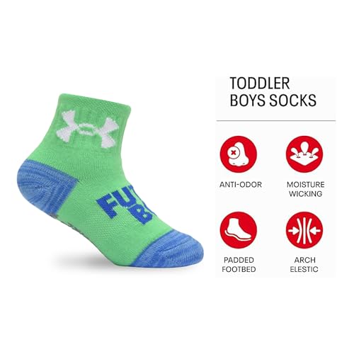 Under Armour Baby Boys' Multi Pack Essential Quarter Socks2