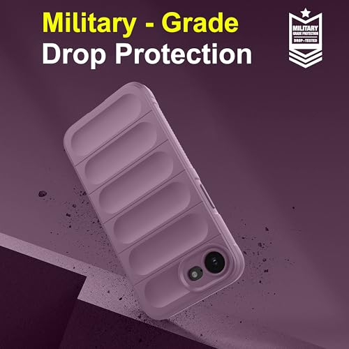 Image of Zapcase Back Case Cover for iPhone 16e | Compatible for iPhone 16e Back Cover | Liquid Silicon Magic Case with Camera Protection | Lavender
