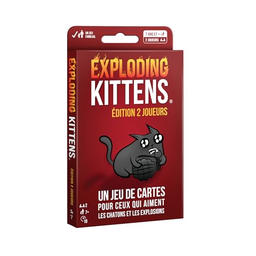 Exploding Kittens 2 Joueurs - Asmodee - Jeu de socit