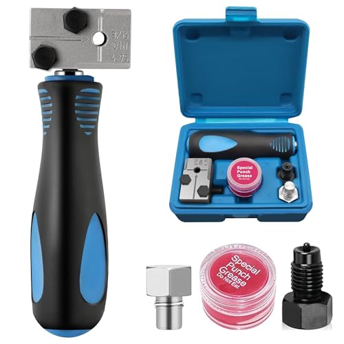 Zevmi Kit d'évasement de Tuyau de Frein: éKit Réparation Tuyau de Frein pour évasement DIN pour Conduites de Frein de Voiture de 4,75 mm Outil d'extension de Tuyau Universel