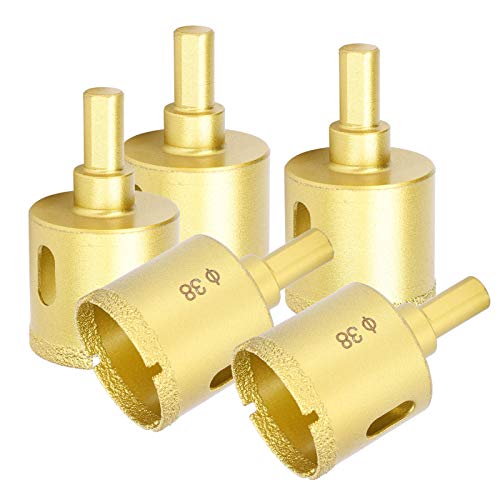 Set de Brocas Diamante para Mármol y Vidrio 5 Piezas 38 mm miniatura 3