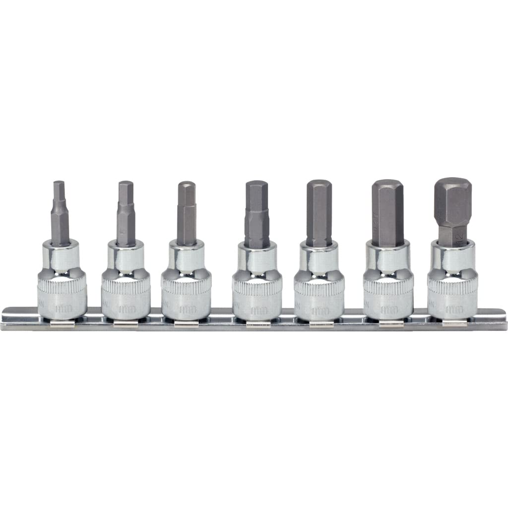 Set Chiavi Poligonali Per Starter KS Tools – 5 Pezzi, Misure Da 10x12 A 19x22 Mm, ChromePlus, Per Auto E Camion