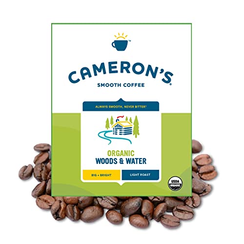 Cameron's Coffee Roasted Whole Bean Coffee, Organic Woods & Water, 4 Pound, (Pack of 1)
