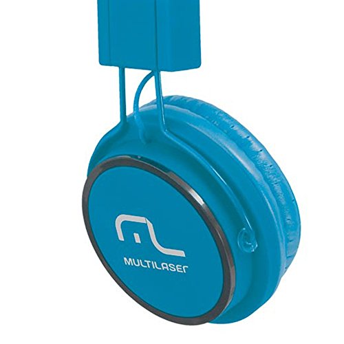 Fone De Ouvido Multilaser Com Microfone Headfun Azul P2 - PH089