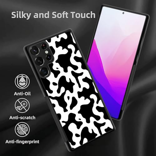 smauncucn for Galaxy S26 Ultra Case,Slim Anti-Scratch Tire Anti-Skid Edges Shockproof TPU Back Protective Cover Case for Samsung Galaxy S26 Ultra 6.9 inch 2026,Cow Print - image 2