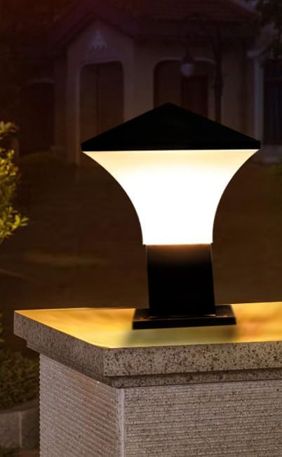 Hut Design gate Light for Home gate/gate lamp/gate Lamps for Outdoor Waterproof/gate Light/gate Pillar Lights for Outdoor for Stairs, Boundries, Pillar, Garden (Pack of 1)-image-0