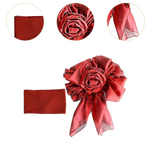 misppro Kimono Obi Belt Traditional Japanese Sash for Yukata Robe Costume Party Stage Performance 47.24x7.09inch- Red4