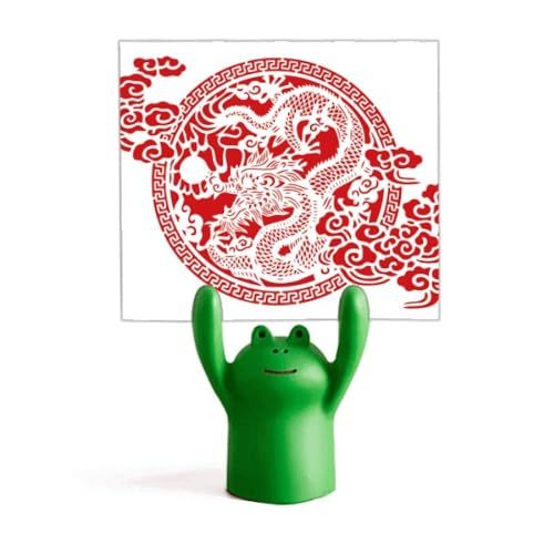 Porte-mémo dragon rouge mignon cadeau idéal pour amateurs de décoration asiatique originale