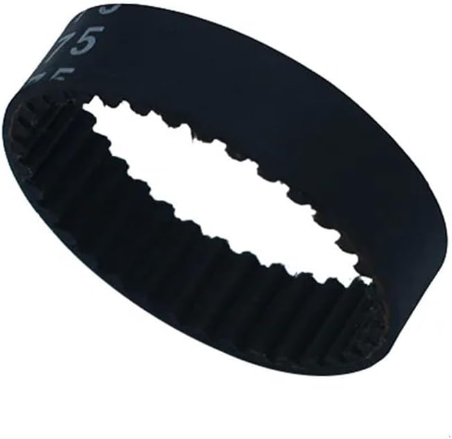 2pcs Black Rubber HTD 5M Type Closed Loop Pulley Belt 5mm Picth 375-435mm Length 15/20/25mm Width Belt