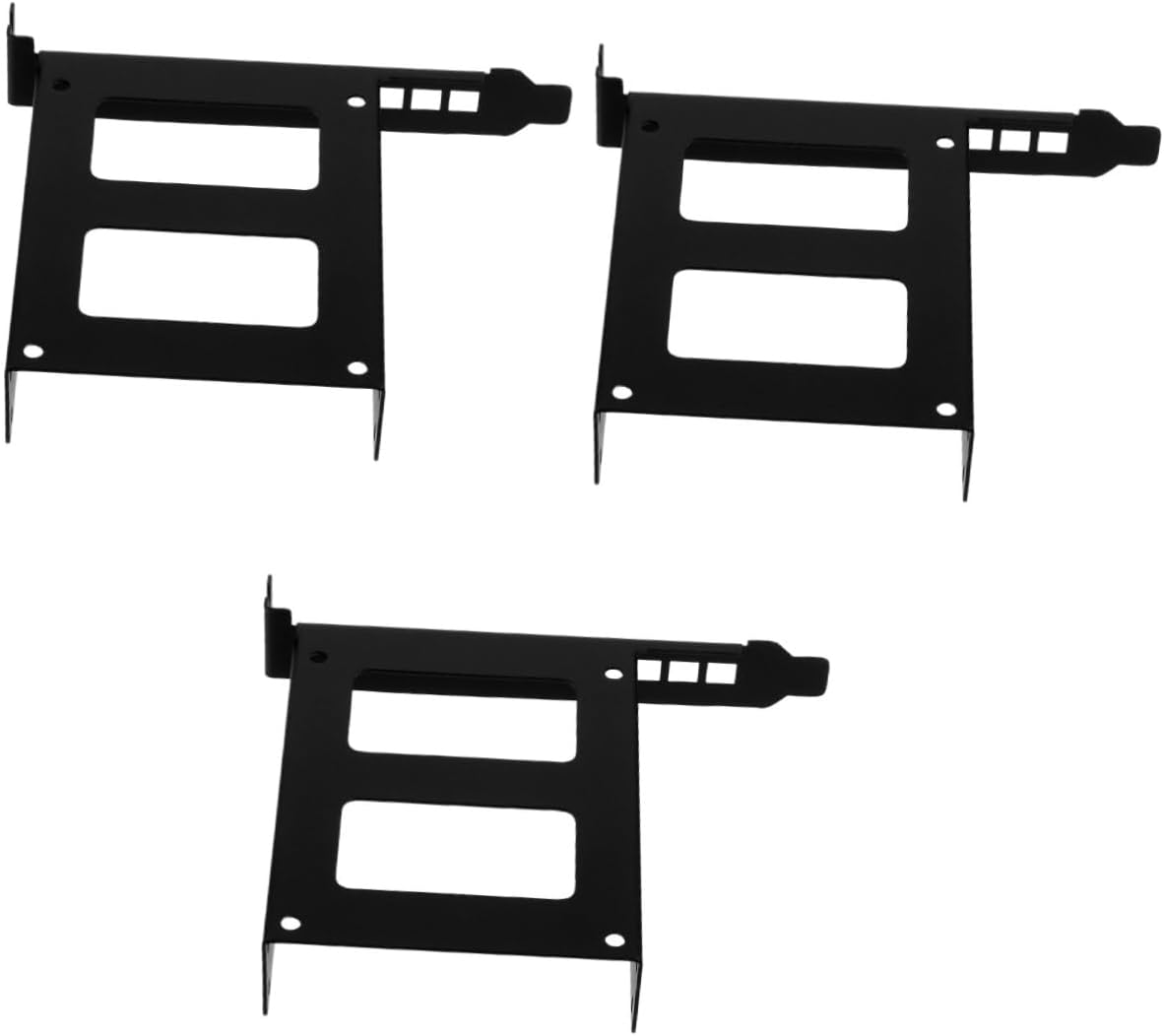 POPETPOP 3sets Hard Drive Rack for Ssd and Storage Compact Freestanding Bracket Efficient Heat Dissipation Installation for Computer Setup