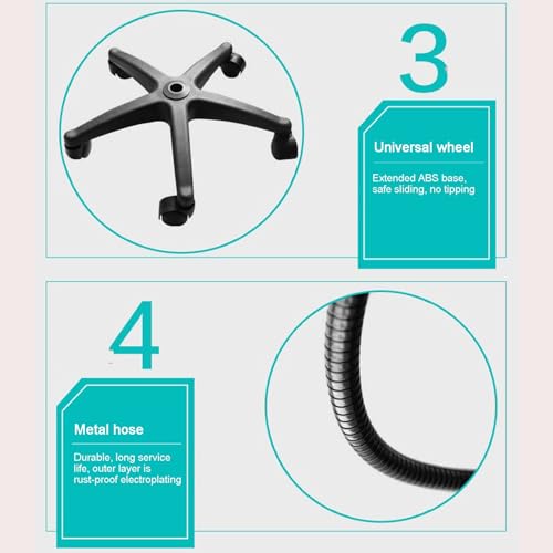 Lampe d'examen dentaire LED 9W flexible et mobile à luminosité réglable - 5