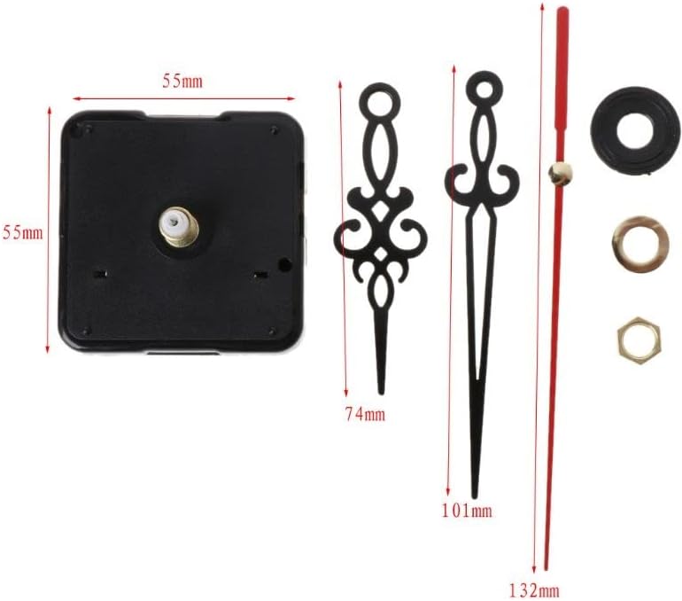 DIY Quartz Clock Movement Mechanism Hands Wall Repair Tools Parts Silent Kit Set 54-64