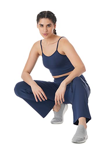 Image of PUMP'D Women's Stretchable All-Purpose Flare Pants -Lightweight, Anti-Odor, Squat Proof, Dry Tech, Ultra Soft Seams