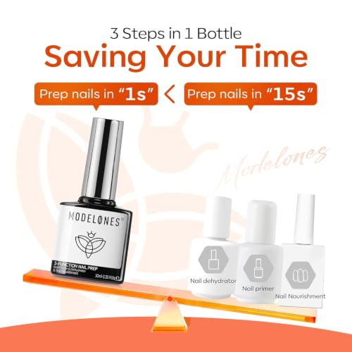 Image of modelones Nail Dehydrator and Primer & Builder Nail Gel Builder Prep System