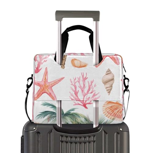 Maletín para portátil con estampado Coral Shells, 13-15.6 pulgadas miniatura 4