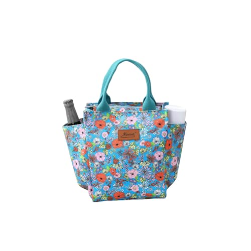 LUYYBDBG lunch bag Daily Portable Outing With Rice Oxford Cloth Insulation Fashion Large Capacity Waterproof Hand Carry Lunch-806-lansechuju