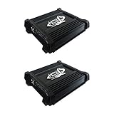 LANZAR Heritage Series HTG137 2000 Watt Max Power Monoblock Car Audio Amplifier with Bass Boost and...