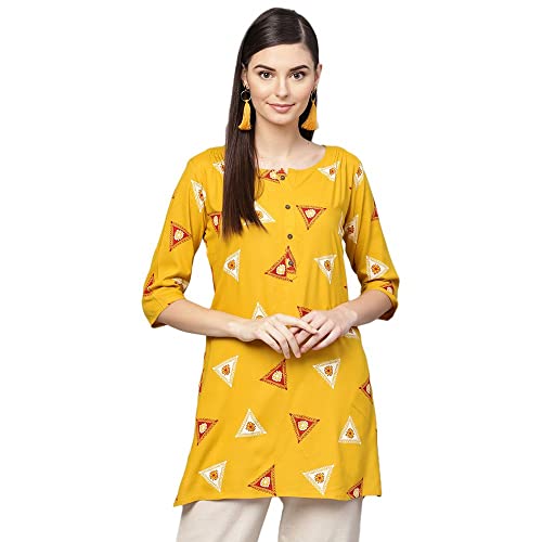Image of anubhutee Women Bandhani Printed Kurti
