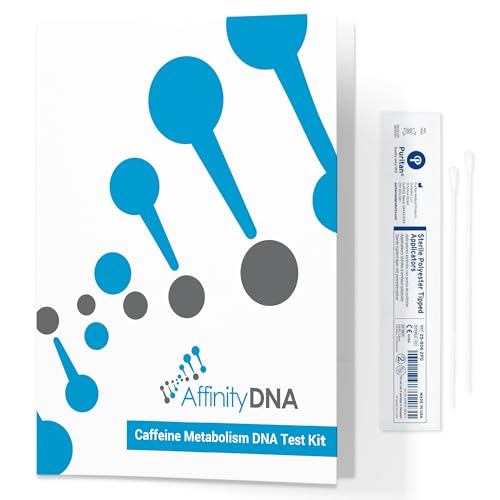 AffinityDNA DNA Test for Caffeine Metabolism | CYP1A2 Gene | at Home Cheek Swab Sample Collection Kit | Results in 5-7 Working Days | No Extra Fees