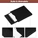 HoYiXi Hülle für 6 Zoll Kindle/Kobo/Voyaga/Lenovo/Pocketbook/Sony/Tolino E-Book E-Reader Leichte Leder Schutzhülle Tasche für für 6 Zoll E-Book, Schwarz