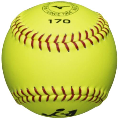 ミズノ MIZUNO 革ソフトボール試合球ミズノ170 (1ダース) ソフトボール ボール 試合球・練習球 (1BJBS17000) 選択 在庫